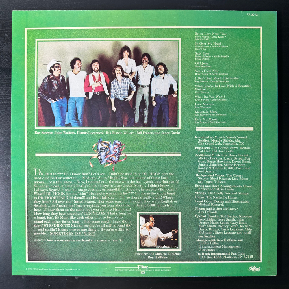 Dr. Hook ‎– Sometimes You Win (Англия)