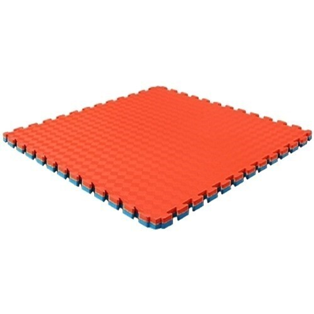 Будо-мат (татами) BABYPUZZ (1 плита 100x100x2,5см, 1кв.м./уп) Сине-красный до 10 шт.