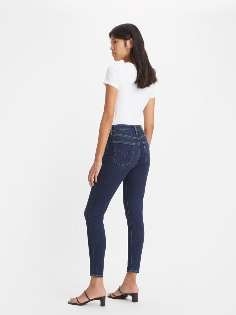 Женские облегающие джинсы с завышенной талией Levi's 721 High Rise Skinny 18882-0593