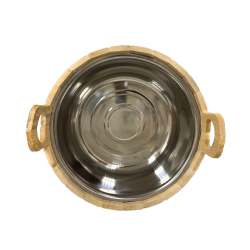 Шайка 17л. с нерж. вставкой двуручная  (ЛТ-17)