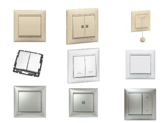 Выключатель 1кл проход дерево Legrand Quteo