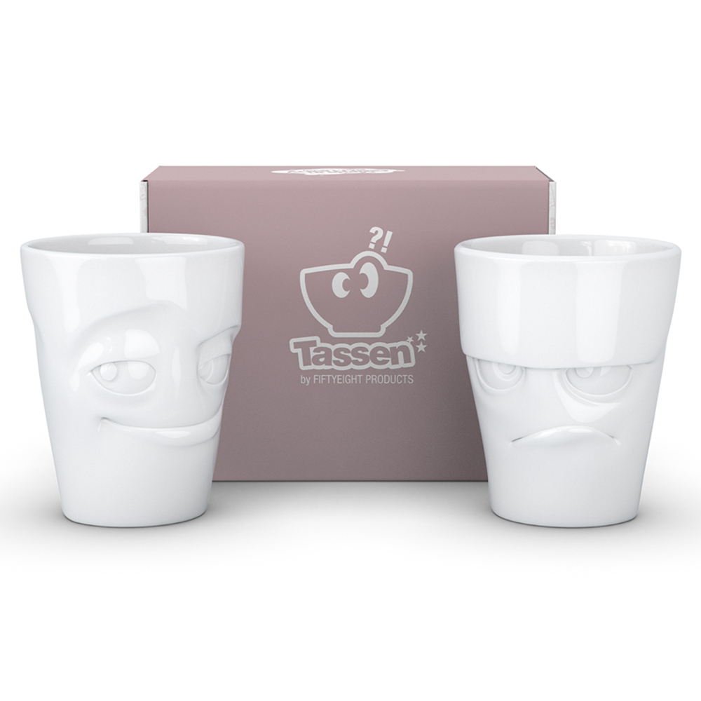 Набор кружек tassen grumpy & impish, 2 шт, 350 мл, белый