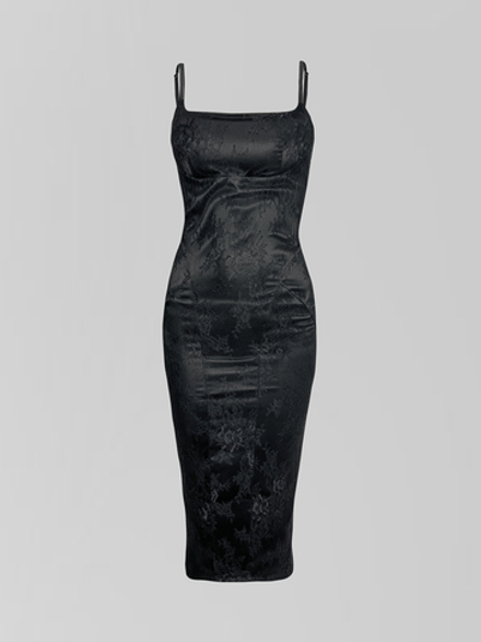 Платье Parijanka 836 кружевное удлиненное на тонких лямках