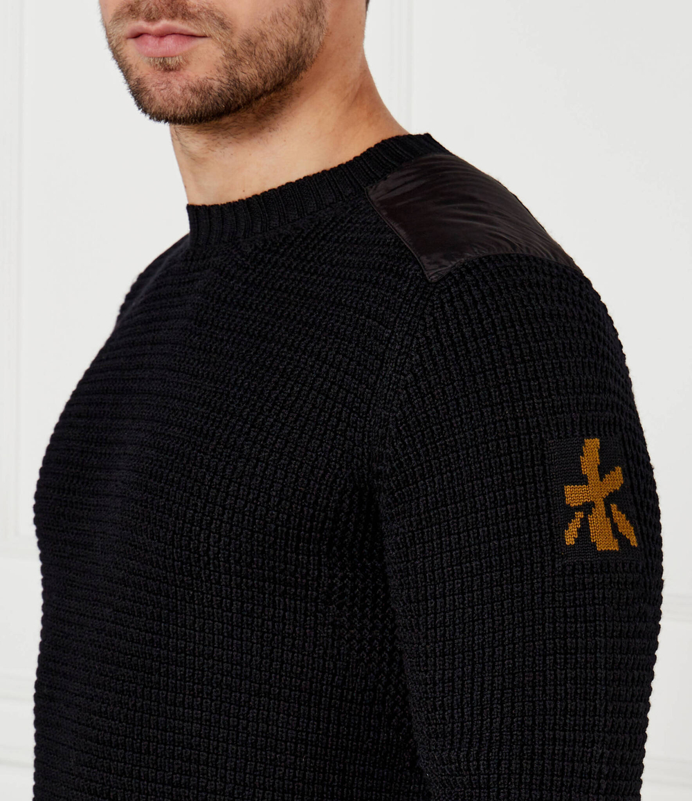 Шерстяной свитер Premiata - черный(PMG07)