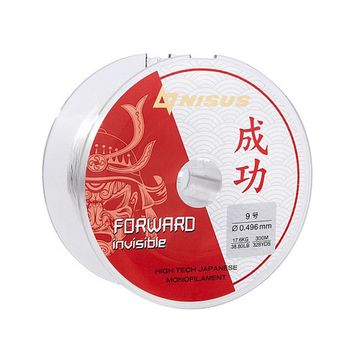 Леска FORWARD Invisible 0,496mm/300m Nylon Transparent (N-FI-0496-300) Nisus