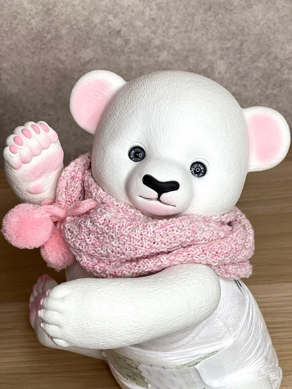 Игрушка мягконабивная 35см AniReal Медвежонок (60160)