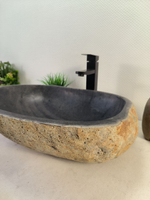 Раковина из речного камня RS-61457 (57*40*15)