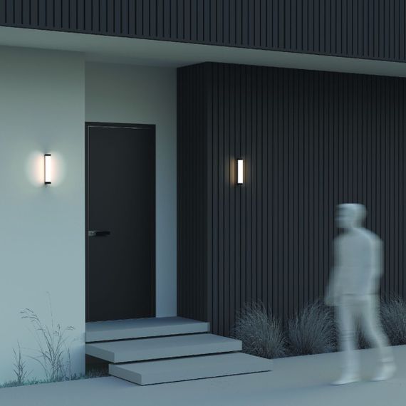 Уличный настенный светодиодный светильник Maytoni Outdoor Rounge O482WL-L12B3K