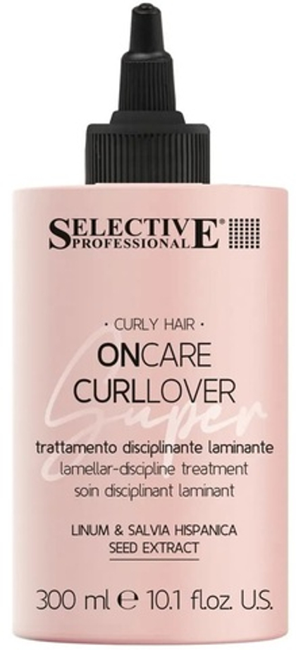 ONC CURLLOVER Супердисциплинирующий флюид для ламинирования волос, 300 мл.