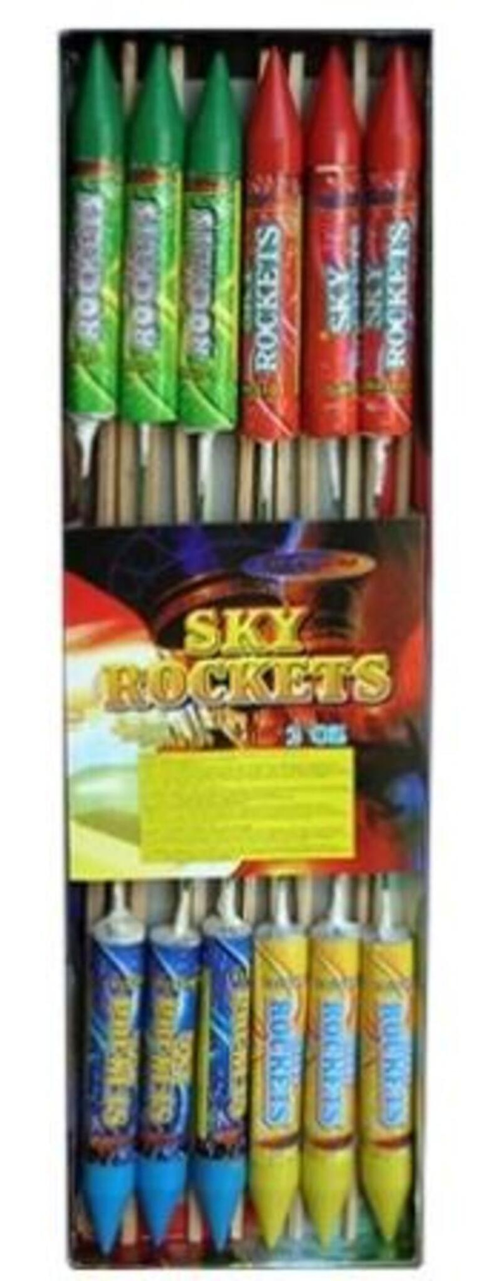 Ракеты "Sky Rockets GWR6106", набор 12шт  1/36