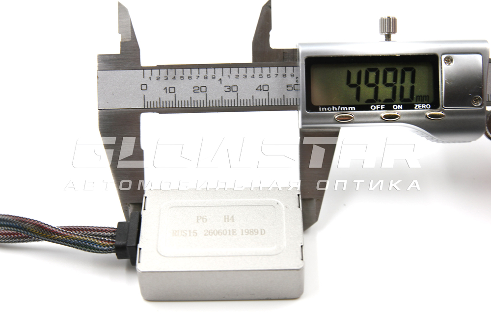 Светодиодные лампы Aozoom P6 H4 с вентилятором, 12V 55W 6000Lm (комплект, 2шт)