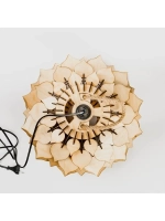 Подвесной светильник из фанеры в стиле лофт