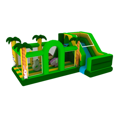 Надувной батут "Друзья-зверята"