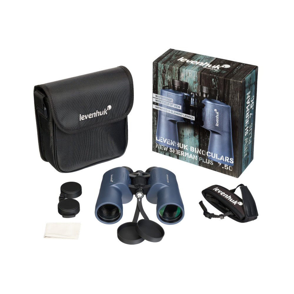 Бинокль Levenhuk New Sherman PLUS 7x50