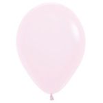 Шар (5"/13 см) Нежно-розовый, Пастель Матовый (609) 100 шт.