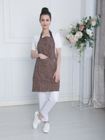 Фартук темно-коричневого цвета