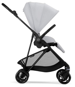 Прогулочная коляска Cybex Melio Carbon New Fog Grey с дождевиком