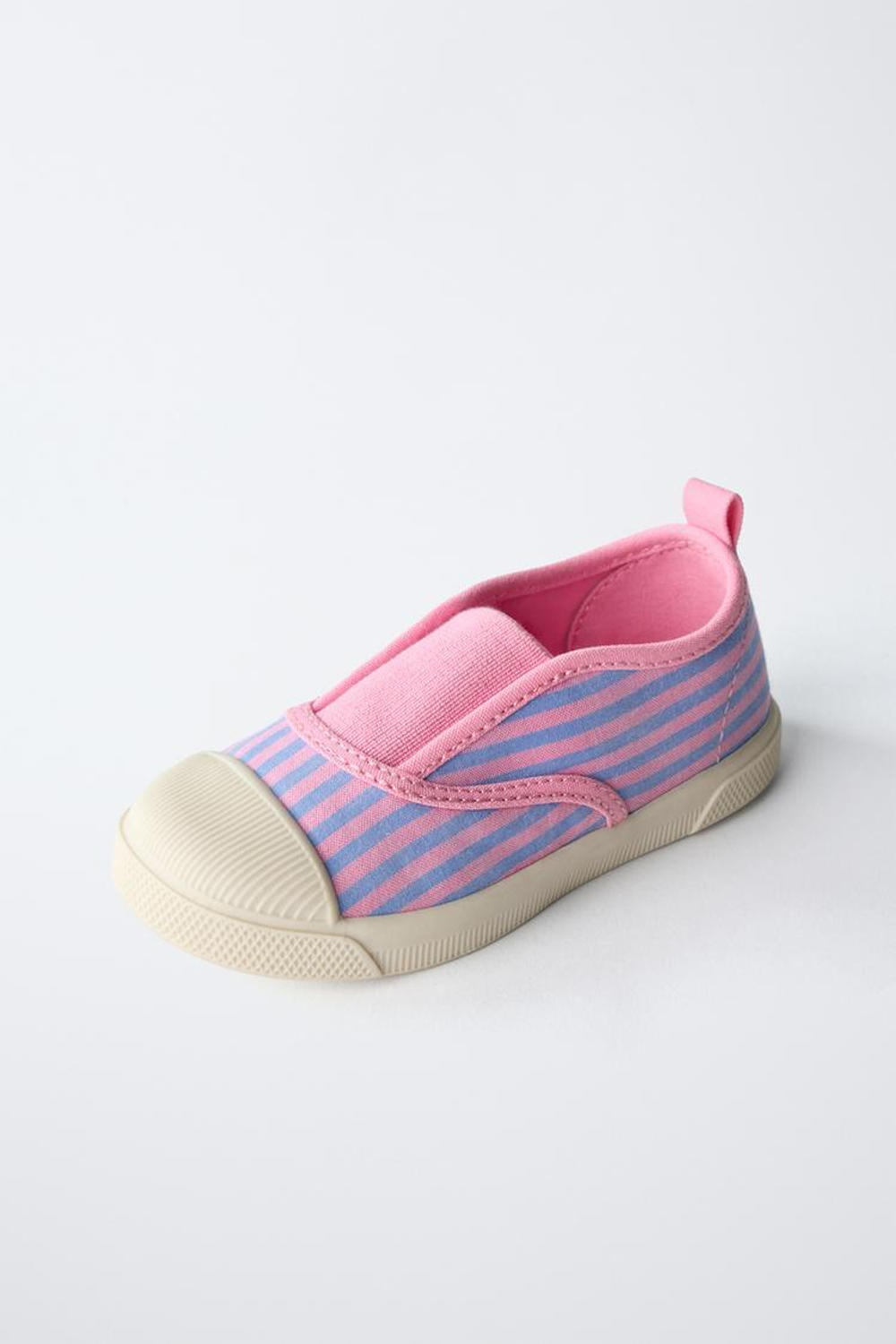 ZARA КЕДЫ С ПОЛОСКАМИ, РОЗОВЫЙ
