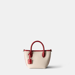 Сумка Тоут CHARLOTTE Canvas бело-красная