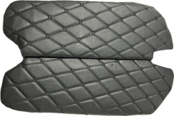 Чехлы на козырьки Волга 3110, 31105 (чёрная нить Бабочка)