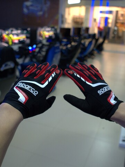Перчатки для симрейсинга Sparco Hypergrip+