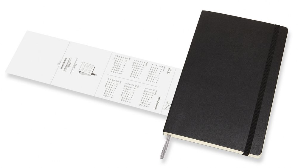 Еженедельник Moleskine Academic WKNT Large 130х210 мм мягкая обложка (DSB18WN3)