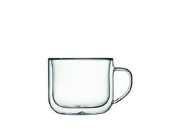 Чашка с ручкой, с двойными стенками, 380 мл, d 12,4 см h 8,3 см, Thermic Glass