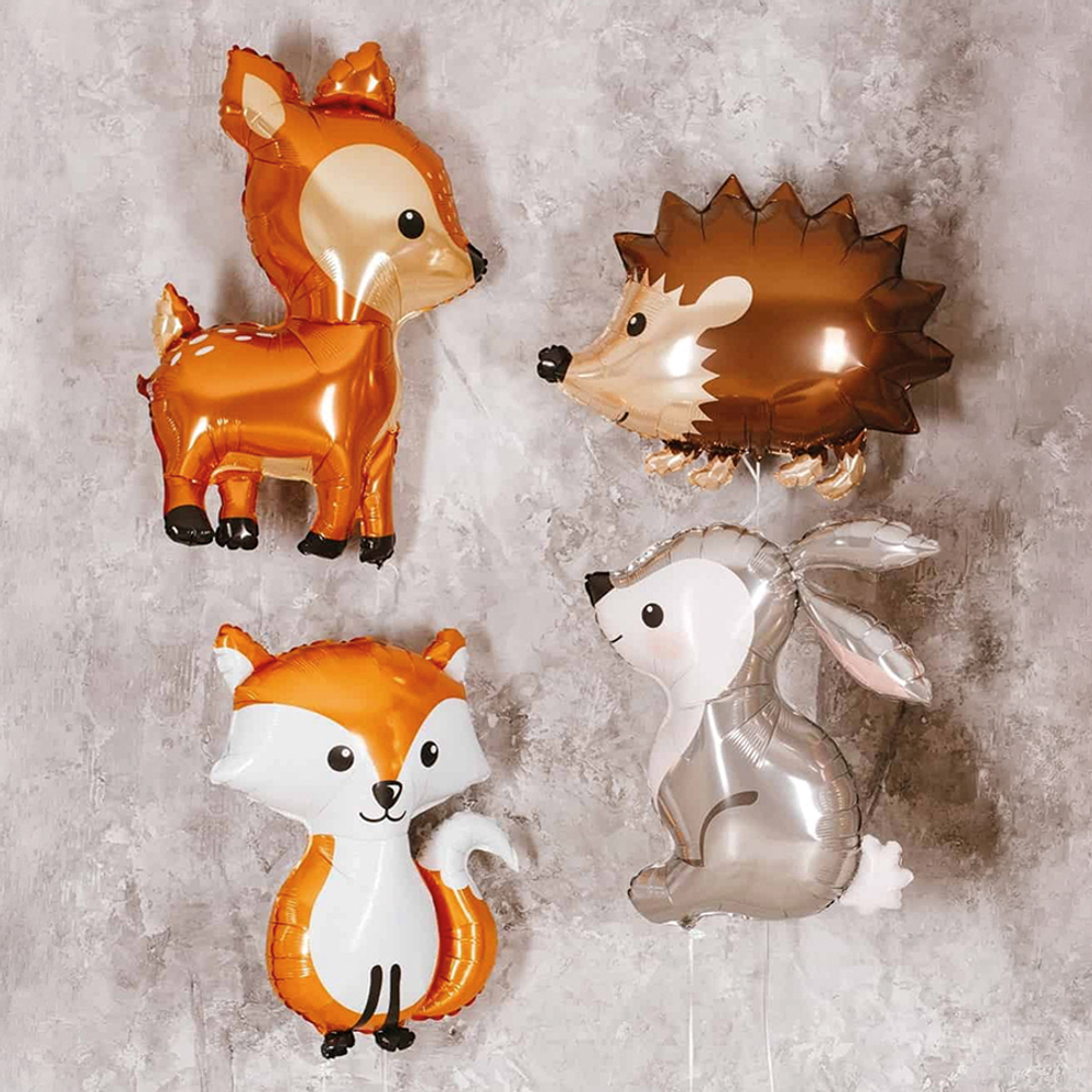 Композиция из шаров, Лесные животные.