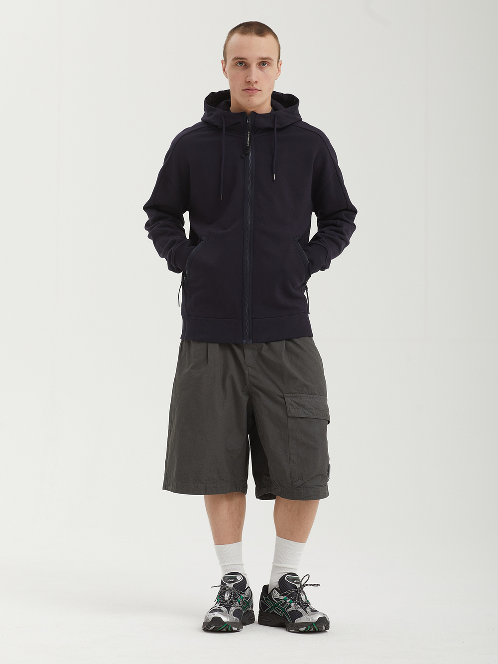 Мужская Толстовка Diagonal Raised Fleece Goggle