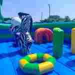 Надувной наземный аквапарк «Тропический рай», 20*15*8 м