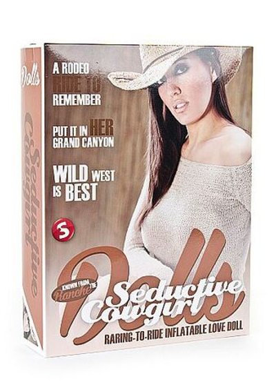 Кукла-ковбойша для секса Seductive cowgirl (Цвет: телесный)