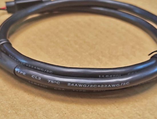 NMEA 2000 M12 5pin Кабель питания с предохранителем 1 метр