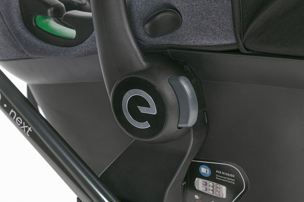 Детская коляска 3 в 1 Espiro Code 2025 и автокресло Pi Graphite 04 tender green/ Графитовый (Graphite 117)