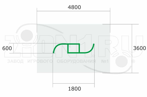 Шведская стенка «Завиток»