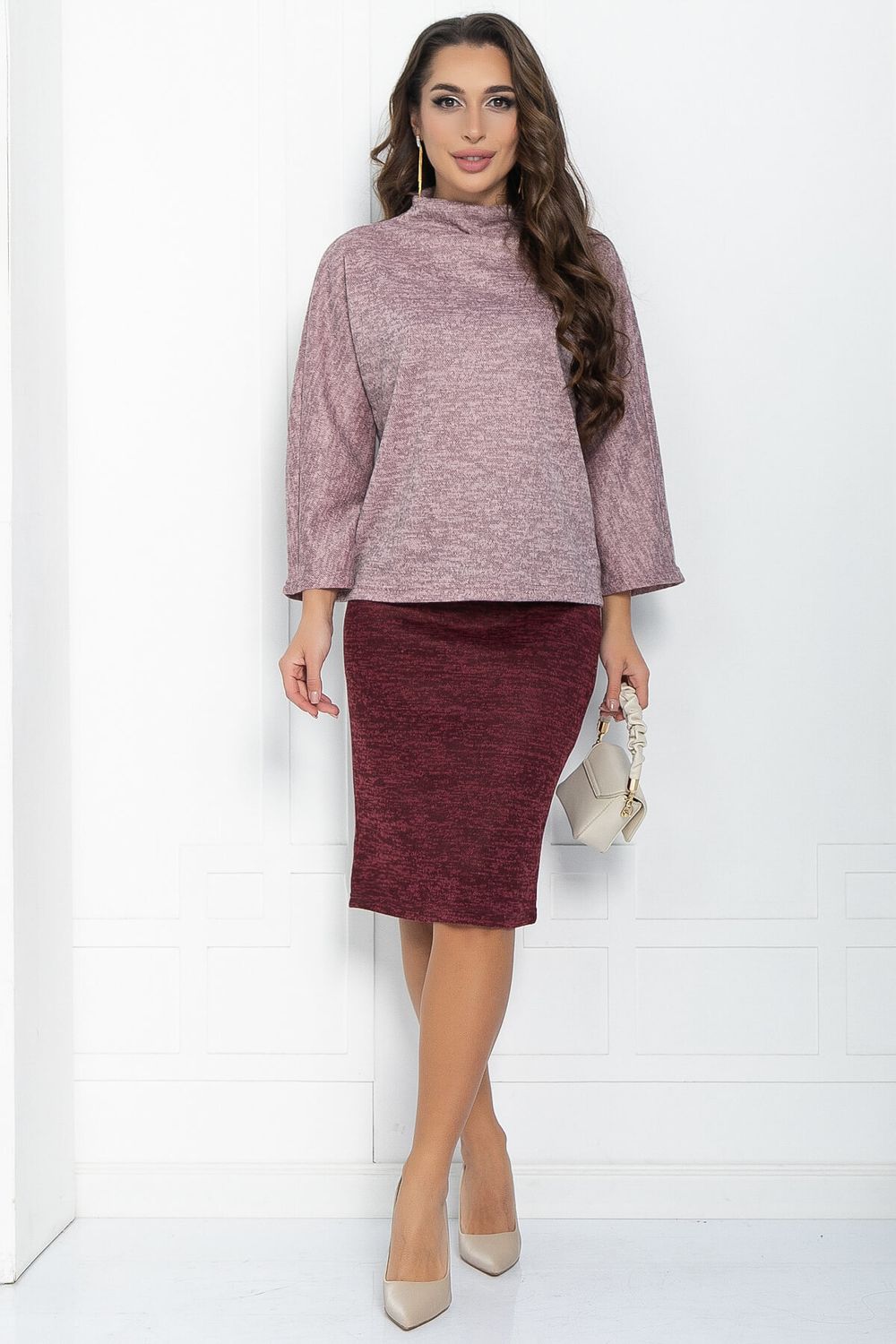 Костюм Найджел (бордово-розовый) К11813 LT Collection