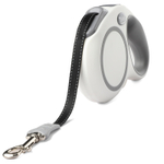 Поводок-рулетка для собак Urban M, 5м до 25кг, лента, белый, Triol