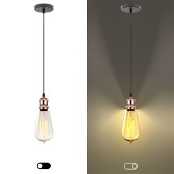 PL13 E27 - 1 RG Подсветка ЭРА Накладной, цоколь Е27, провод 1 м, цвет розовое золото | Подвесные светильники