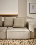 3-местный диван-кровать Marela бежевый шенилл 236 см