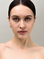 Серьги "Shell element big" Gold