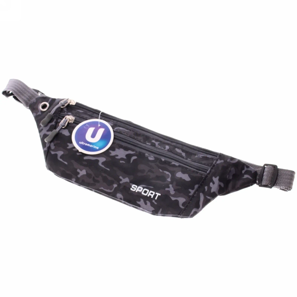 Сумка на пояс для документов и телефона «Ultramarine - Street sports», яркое хаки, микс 4 цвета, 34*11,5*19,5см