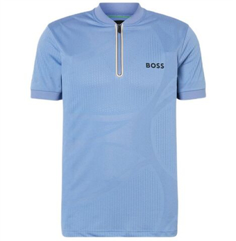 Мужская теннисная футболка BOSS TOC Serve 3 - light/pastele blue