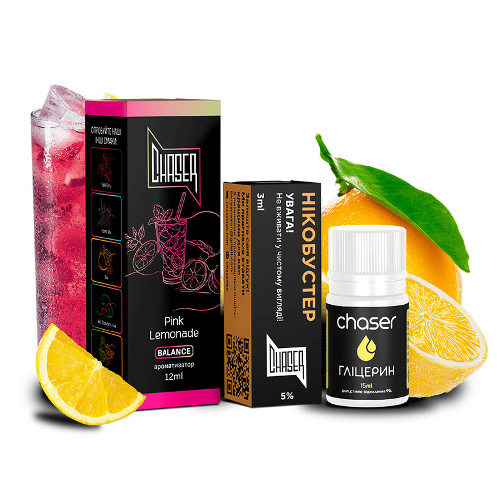Chaser BLACK - Pink Lemonade (30ml, 5% nic)