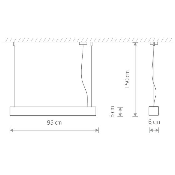 Подвесной светильник Nowodvorski Soft Led 90x6 7547