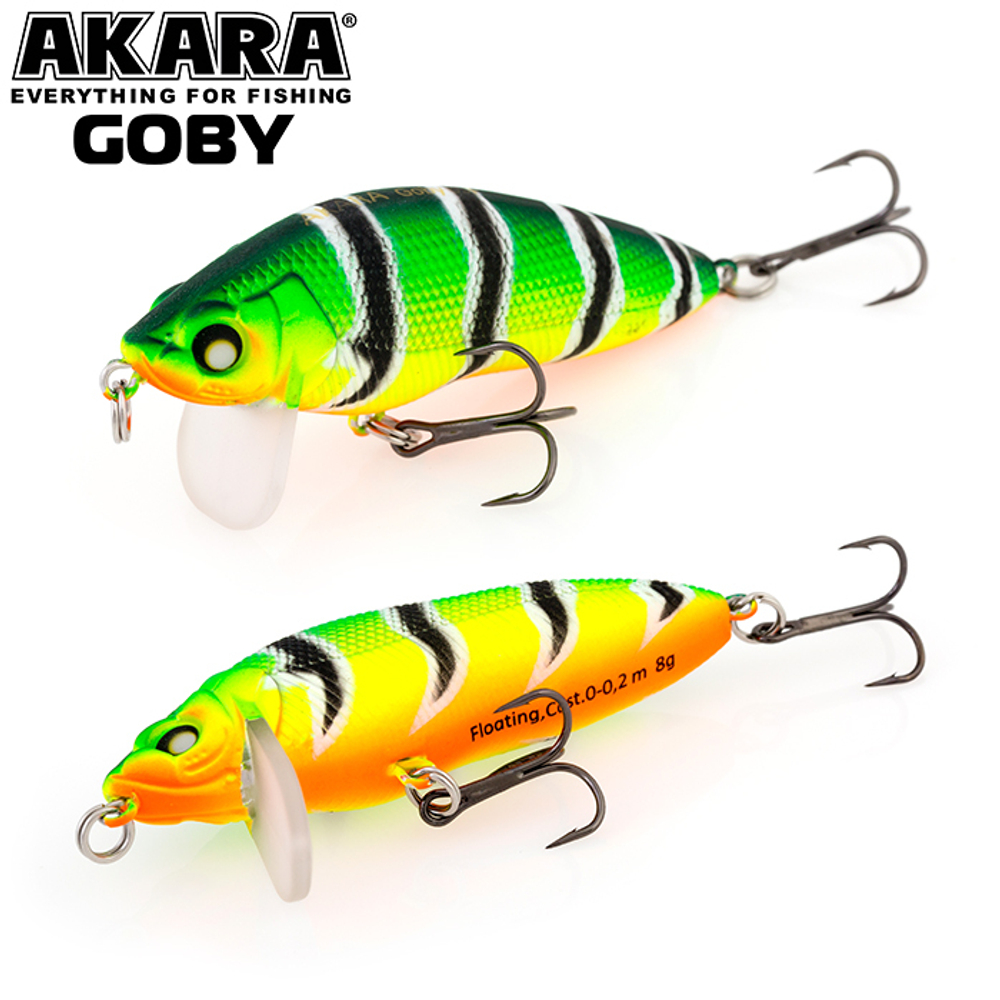Воблер Akara Goby 65F 8 гр. (2/7 oz 2,6 in) A107