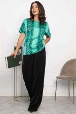 Блуза Морган (зеленая) Б14032-16М LT Collection
