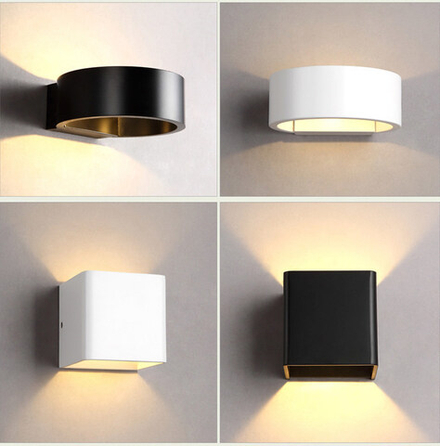 Wall design lamp Сrank  (Black)