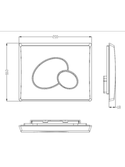 Кнопка хром нажимная для инсталляции WeltWasser  WW MARBERG 410 RD CR  10000005950  Круглая