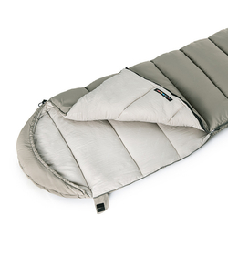 Мешок спальный Naturehike Envelope M400, (190+30)х80 см, (правый) (ТК: +1°C), серый