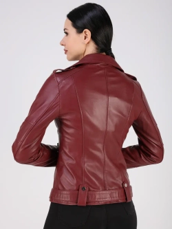 Кожаная куртка демисезонная косуха