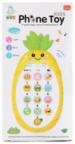 Интерактивный телефон "Ананас", желтый